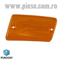Sticla semnalizare spate stanga portocalie originala Vespa PK 50 XL (85-90) - PK 50 XL Plurimatic - PK 50 XL2 Elestart - PK 125 FL